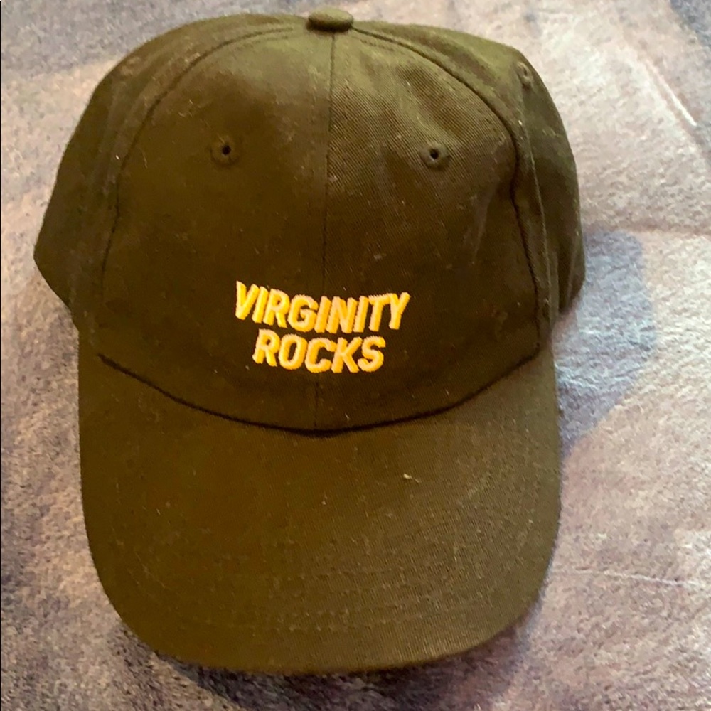 Virginity Rocks Black Dad Hat